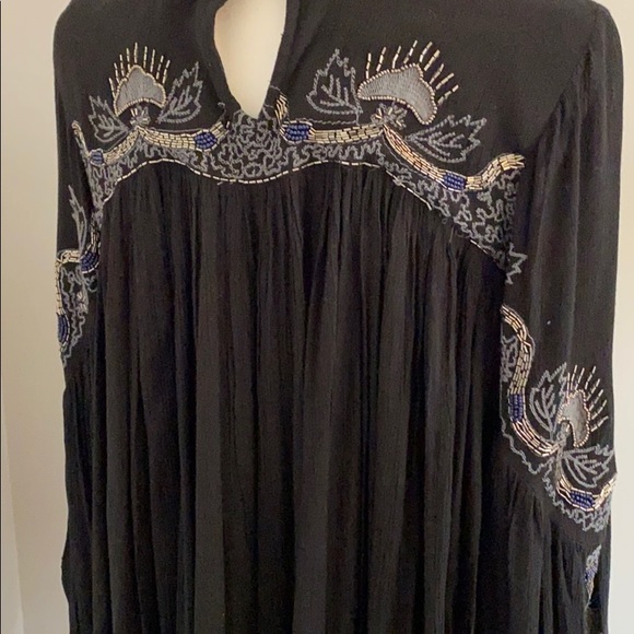 Free people gorgeous halter beaded top - Picture 5 of 8